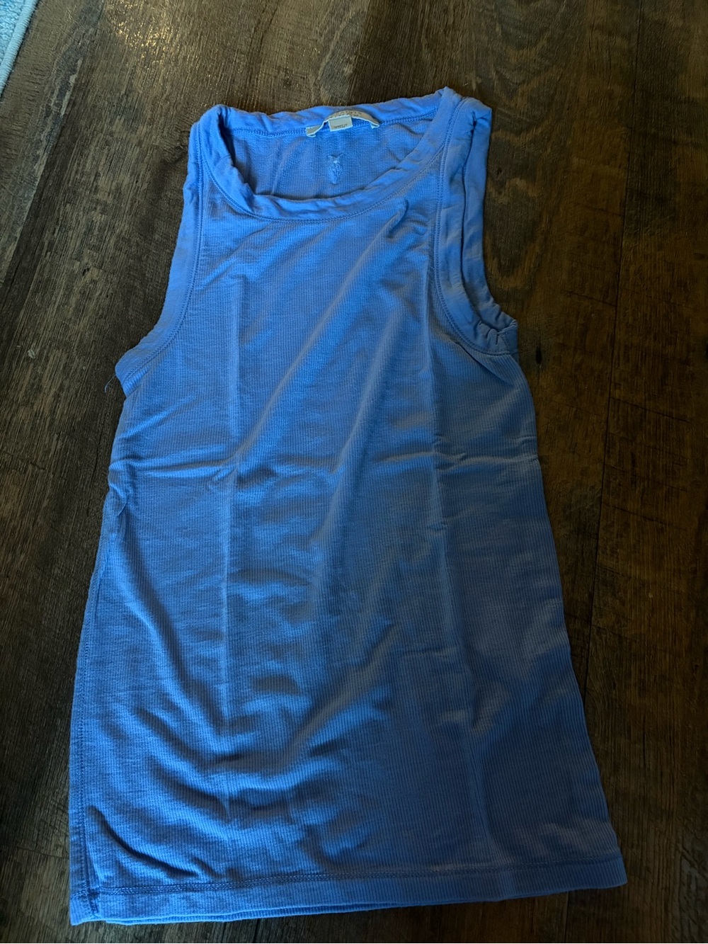 All Saints Blue Sleeveless Tank Top